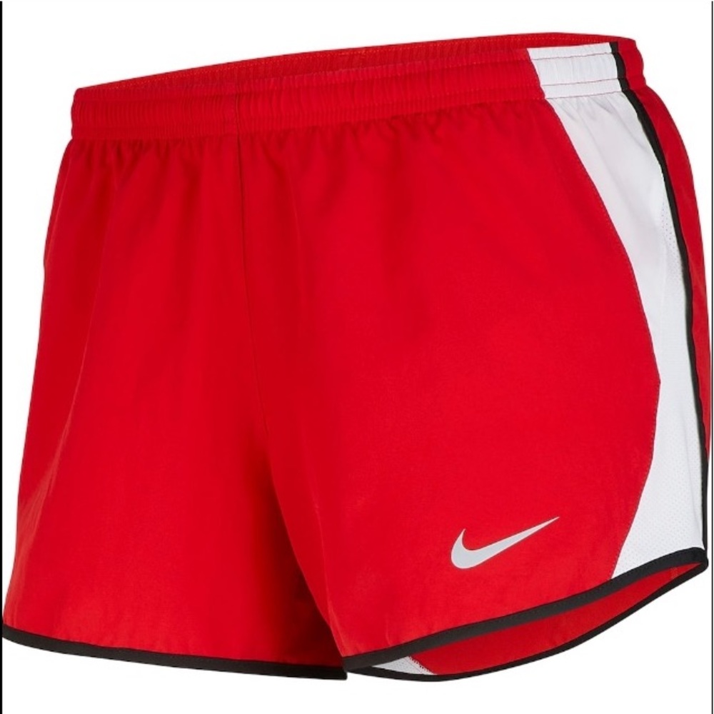 Red, White and Black NIKE DRY Athletic Shorts